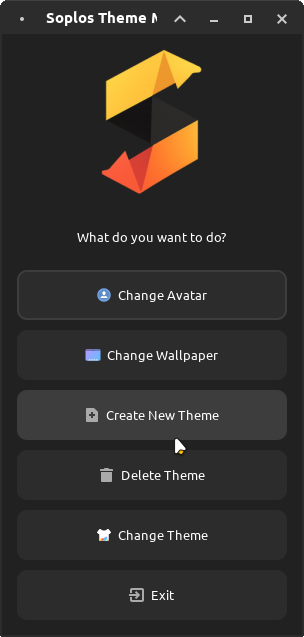 Theme Manager Interface