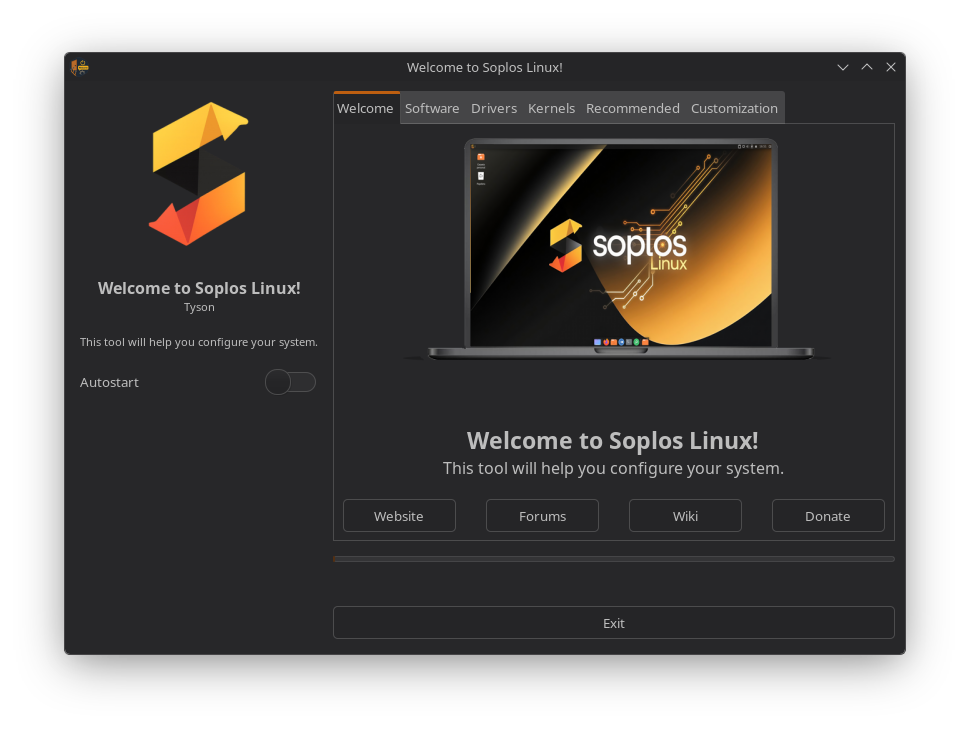 Soplos Welcome on Tyson