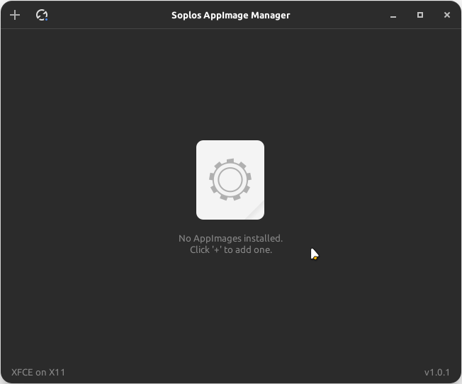AppImage Manager — Main Interface