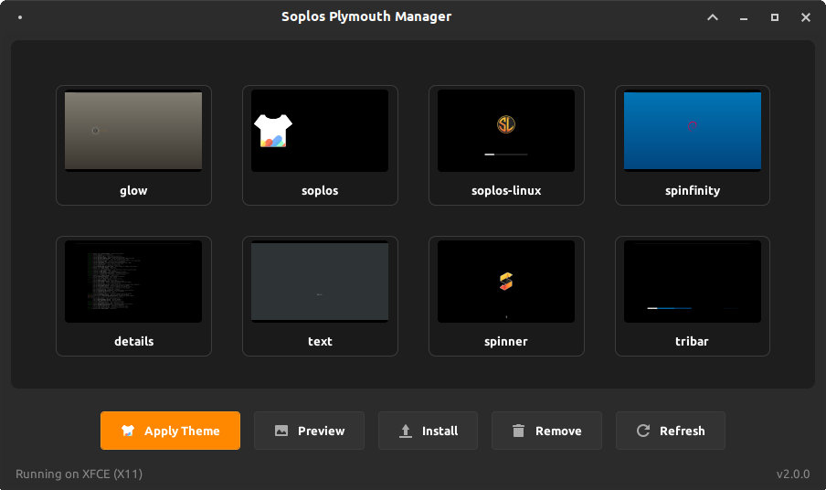 Plymouth Manager — Theme Gallery