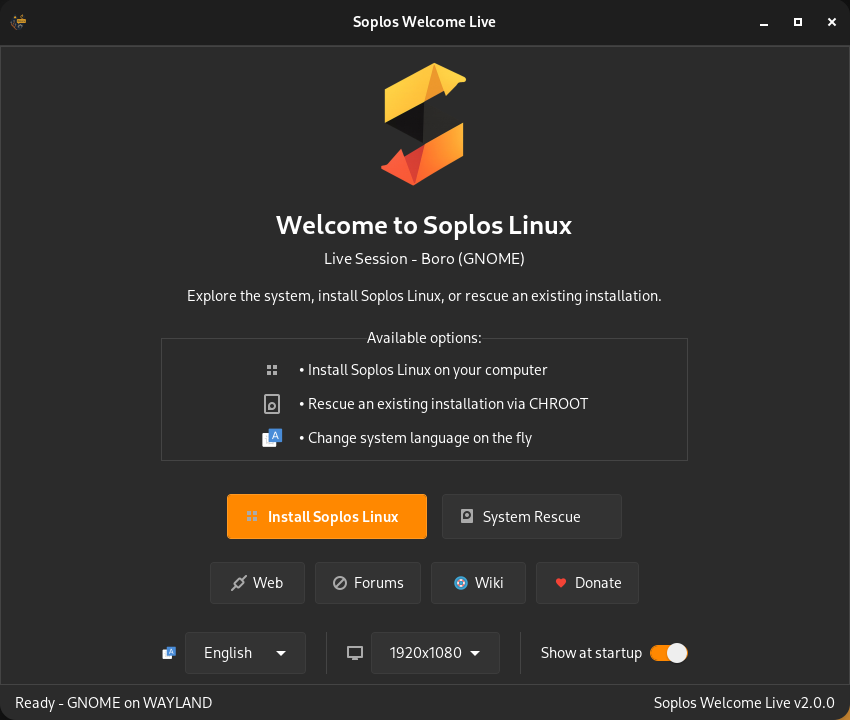 Soplos Welcome Live on Boro